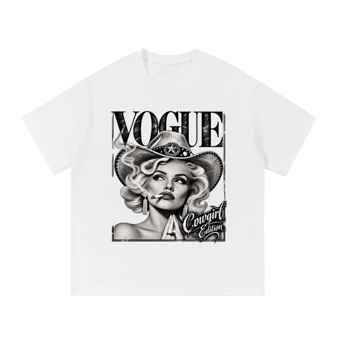 Cowgirl Monroe Essential Cotton T-Shirt