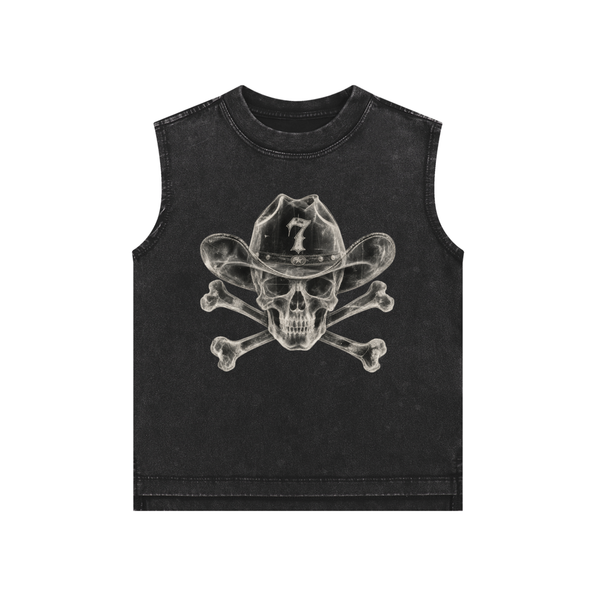 Skull Washed Kids' Tank Top