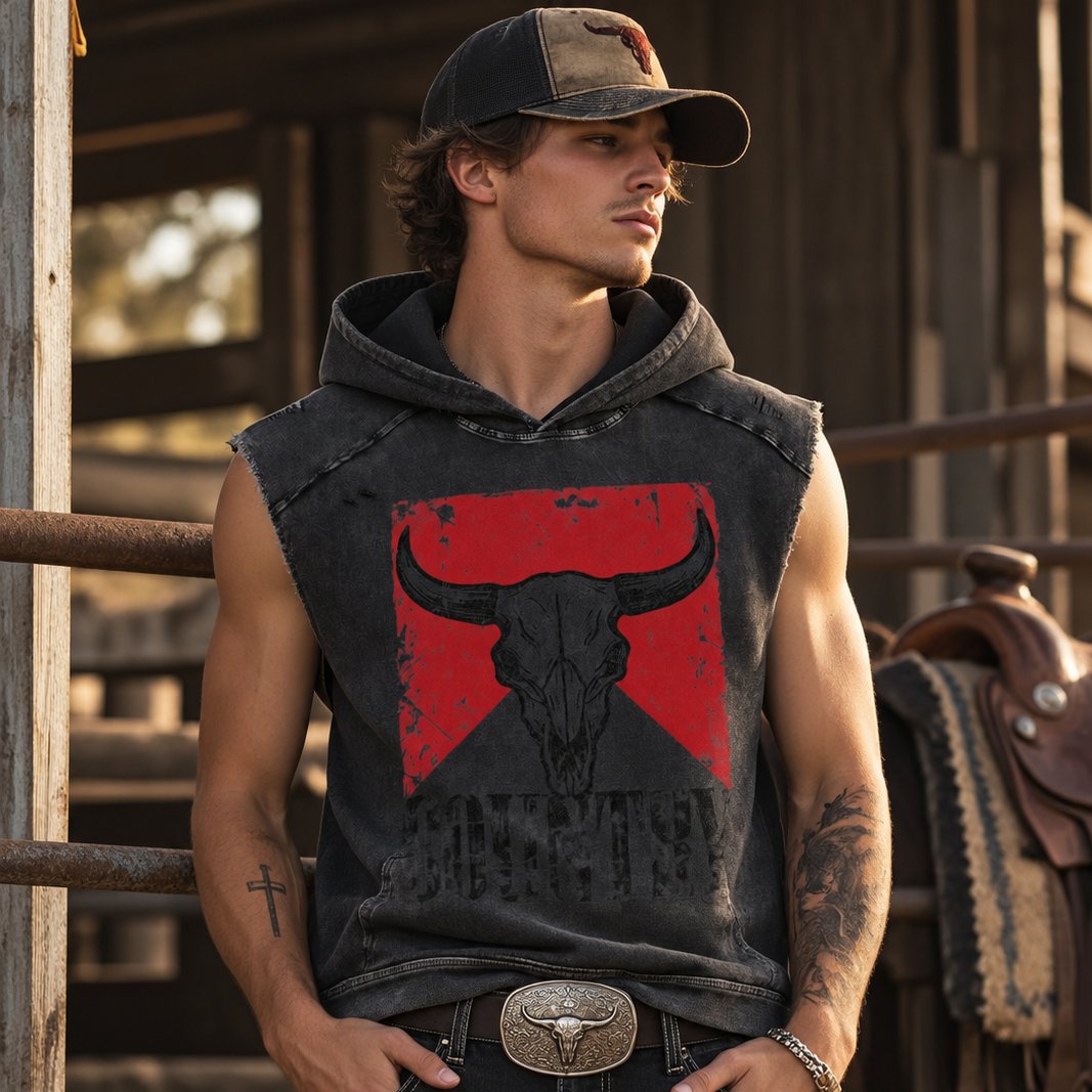 Vintage Country Hooded Tank