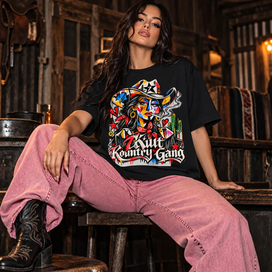Casso Cowgirl Essential Cotton T-Shirt