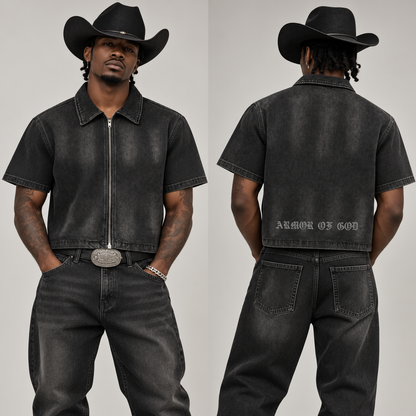 Armore of God Denim Shirt